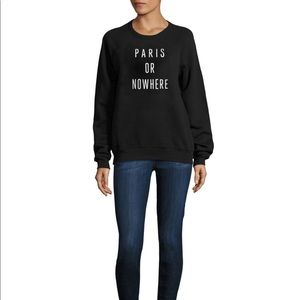 Knowlita Paris or Nowhere Graphic Sweatshirt